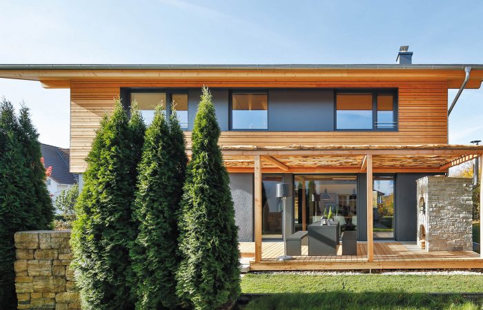 Wenzl Miller Planungsgesellschaft GbR, Architektur, Fassadenentwurf Musterhaus Heidi, Regnauer